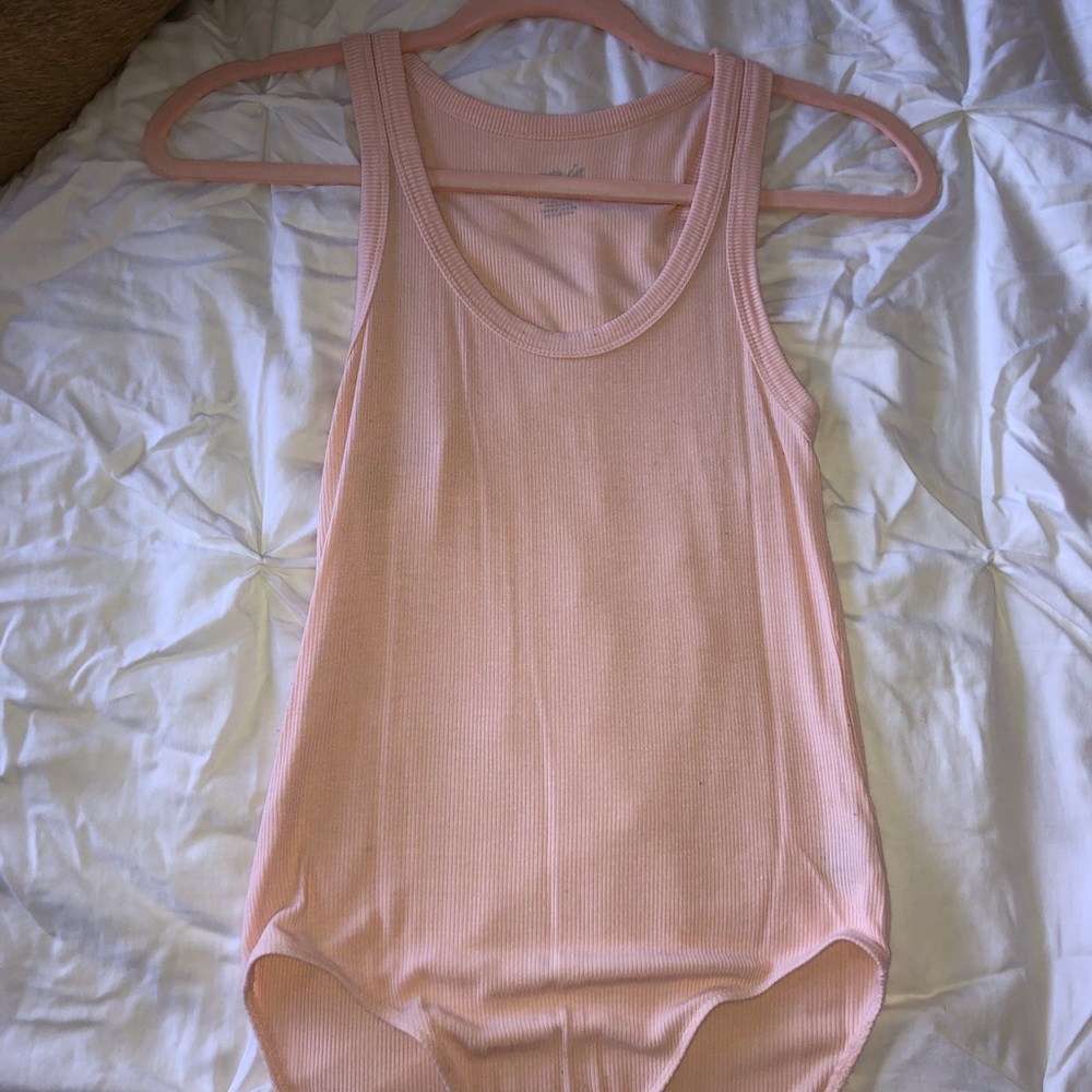 Light Pink Aerie Body Suit, Size M